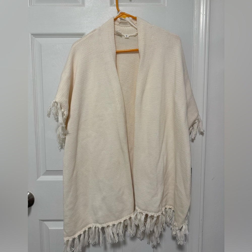 GAP Fringe Poncho/Shawl